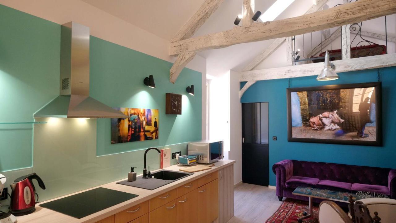 Le Loft De La Salamandre Sarlat Bagian luar foto
