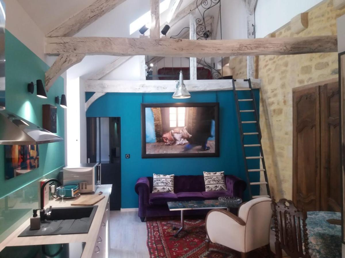 Le Loft De La Salamandre Sarlat Bagian luar foto